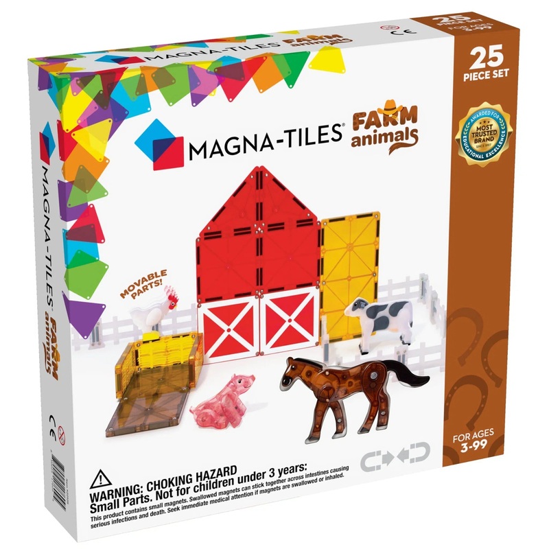 Magna-Tiles Farm Animals 25 Piece set
