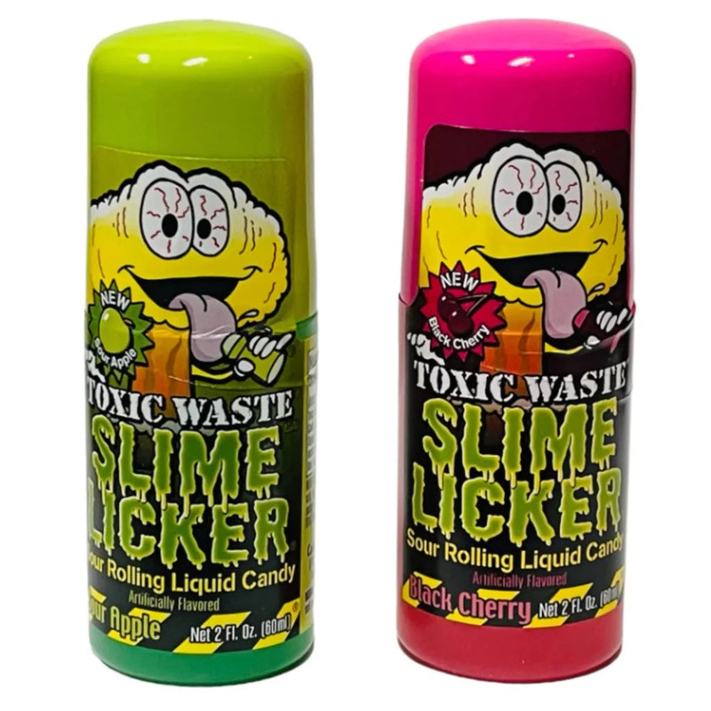 Toxic Waste Slime Licker Version 2.0 – 2 oz. Black Cherry or Sour Apple