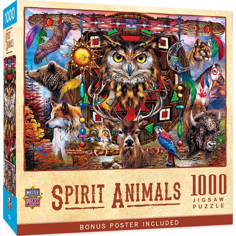 Tribal Spirit – Spirit Animals – 1000 Piece Puzzle