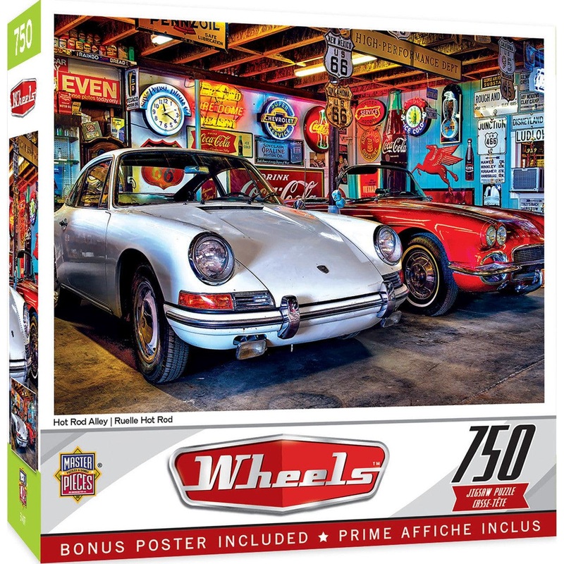 Wheels – Hot Rod Alley – 750 Piece Puzzle