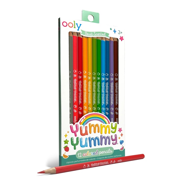 Yummy Yummy: Scented Colored Pencils – Set of 12