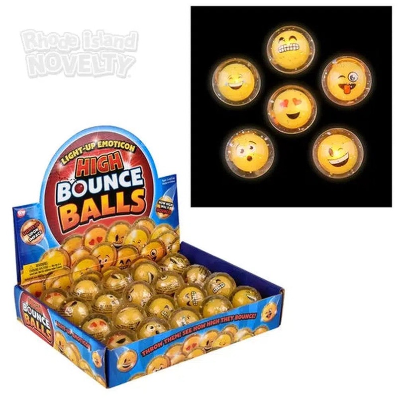 1.75 Light-Up Emoticon Hi Bounce Ball
