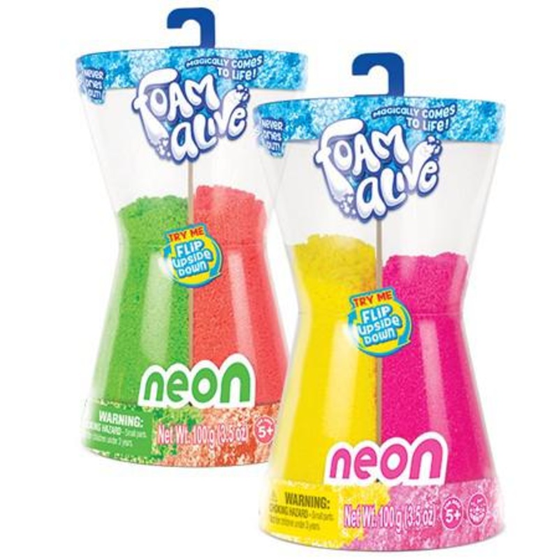 Foam Alive Neon Hourglass