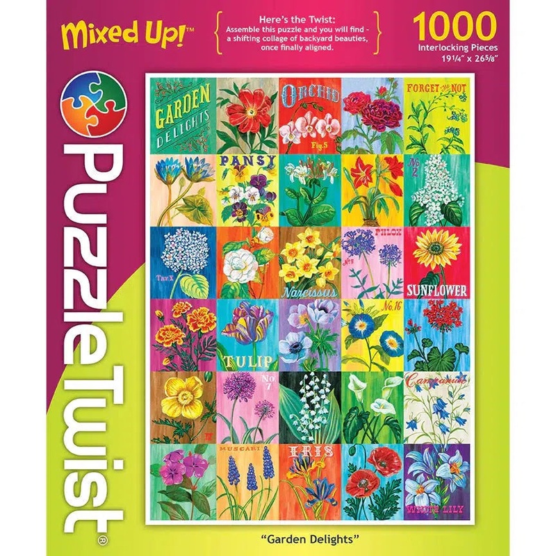Puzzle Twist – Garden Delights – 1,000 Piece Puzzle