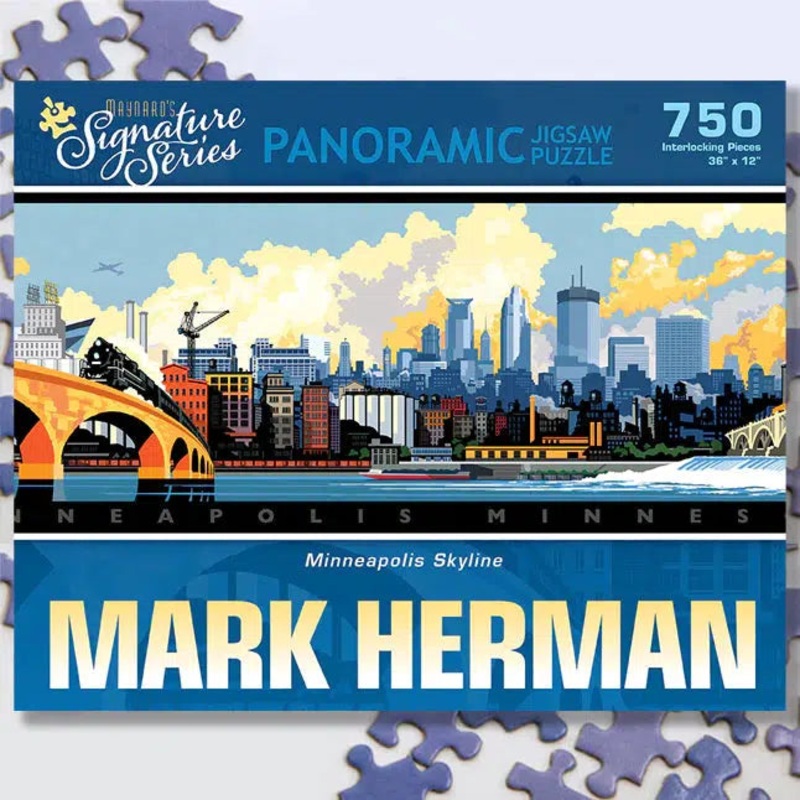 Puzzle Twist – Minneapolis Skyline – 750 Piece Puzzle