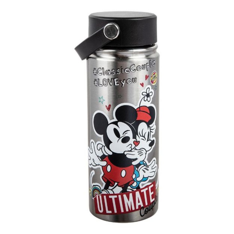 Disney Mickey & Minnie Ultimate Couple 17 oz. Stainless Steel Water Bottle