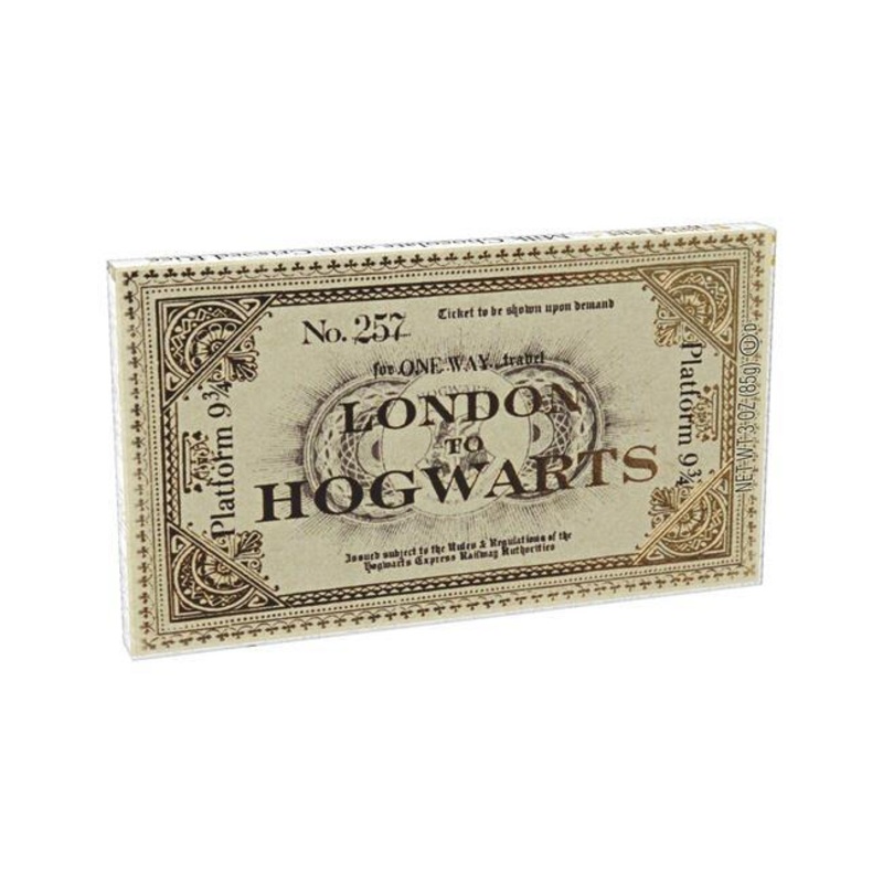 Harry Potter Platform 9 3/4 Ticket To Hogwarts Chocolate Bar – 1.5 oz