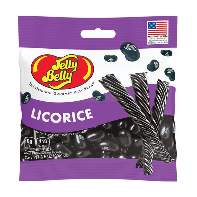 Licorice Jelly Beans 3.5 oz Bag