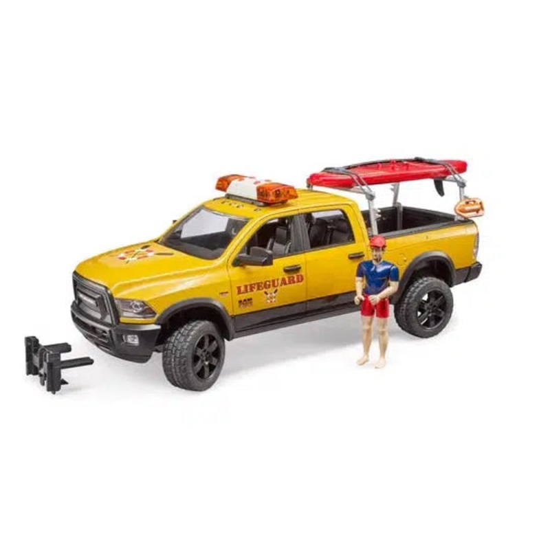 RAM 2500 Power Wagon Lifeguard w/ Figure, Stand-up Paddle and Light + Sound Module