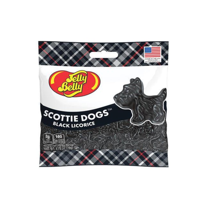 Scottie Dogs Black Licorice 2.75 oz Bag