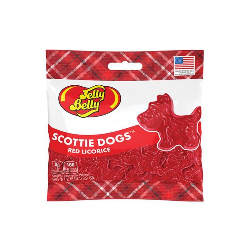 Scottie Dogs Red Licorice 2.75 oz Bag