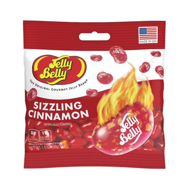 Sizzling Cinnamon Jelly Beans 3.5 oz Bag