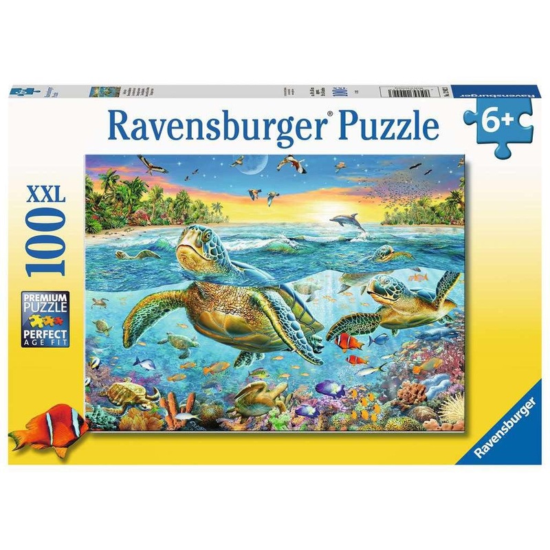 Swim with Sea Turtles 100 Piece Puzzle