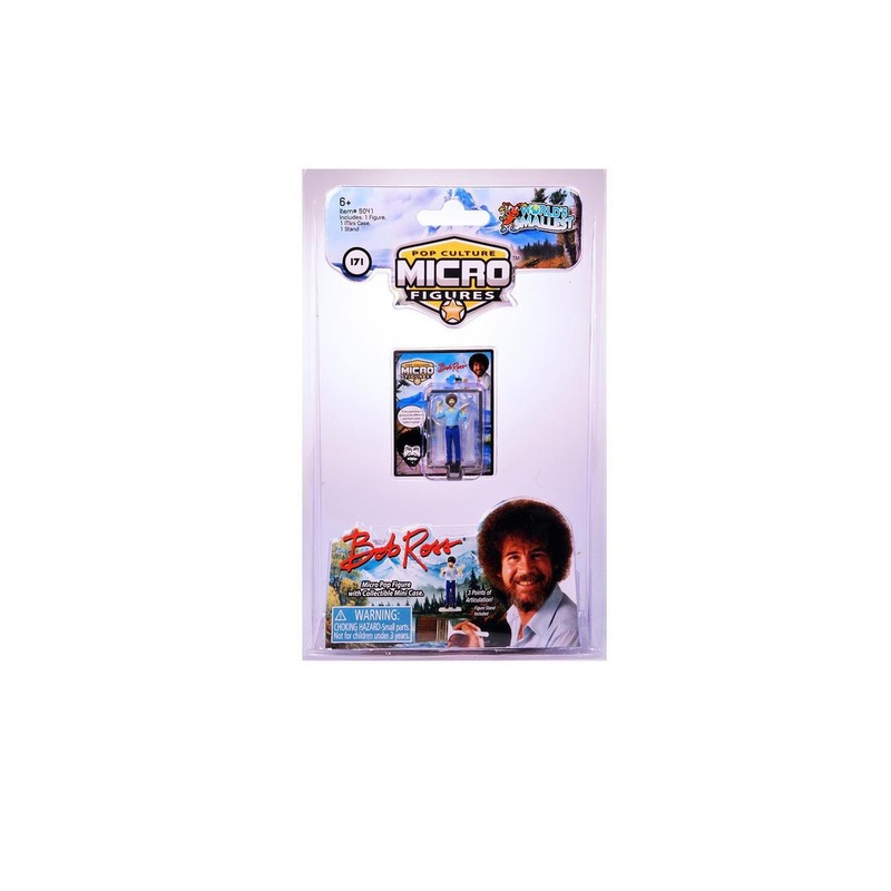 Worlds Smallest Bob Ross Pop Culture Micro Figures