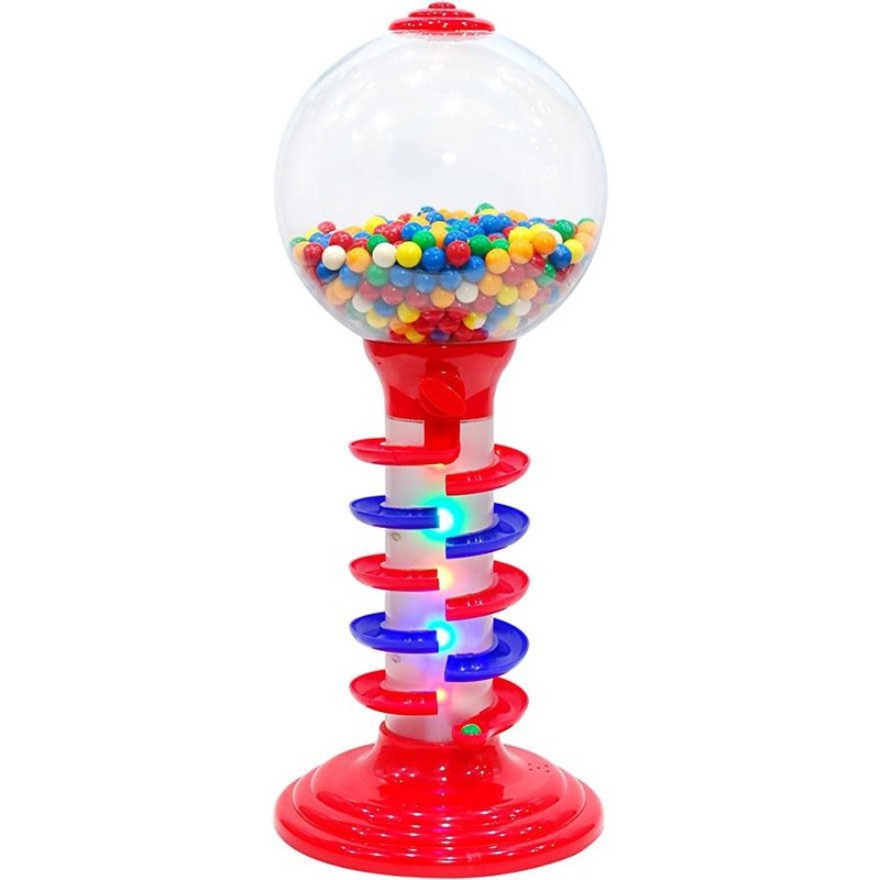 21 Dubble Bubble Light & Sound Spiral Gumball Bank with Gumballs