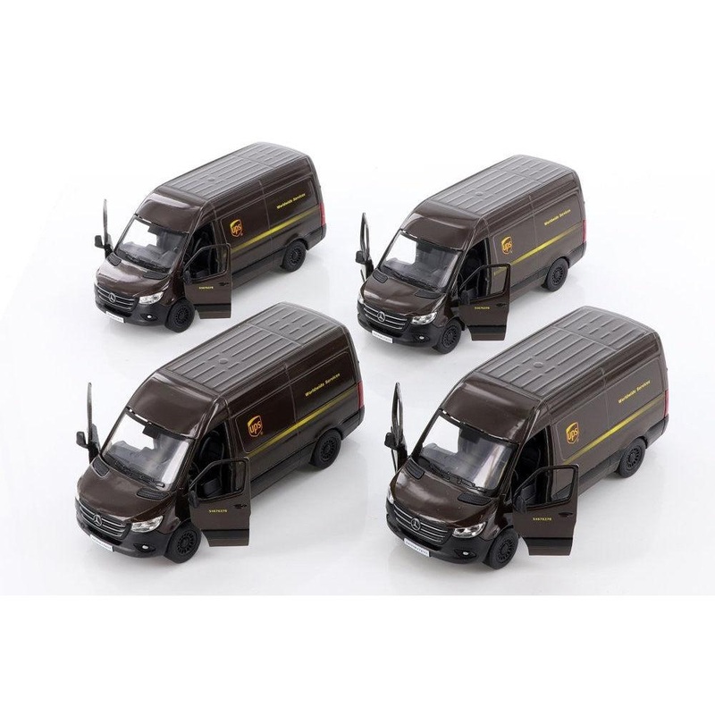 5 Diecast Mercedes-Benz Sprinter – UPS Edition
