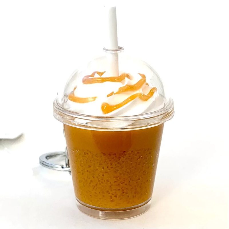 Ice Coffee Charm with Keyring
