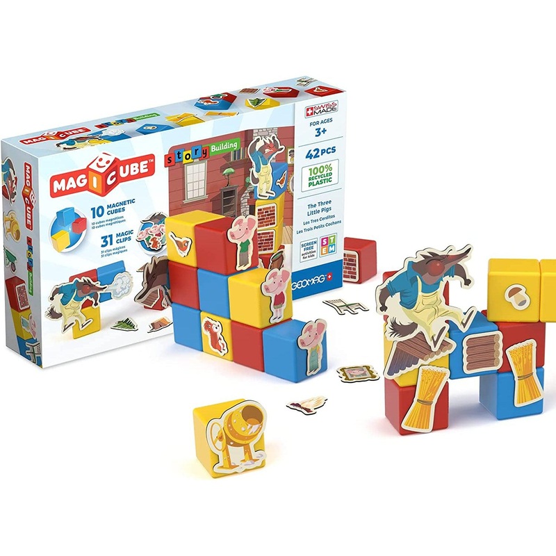 Magicube Story Building Three Little Pigs Recycled 55 Pieces