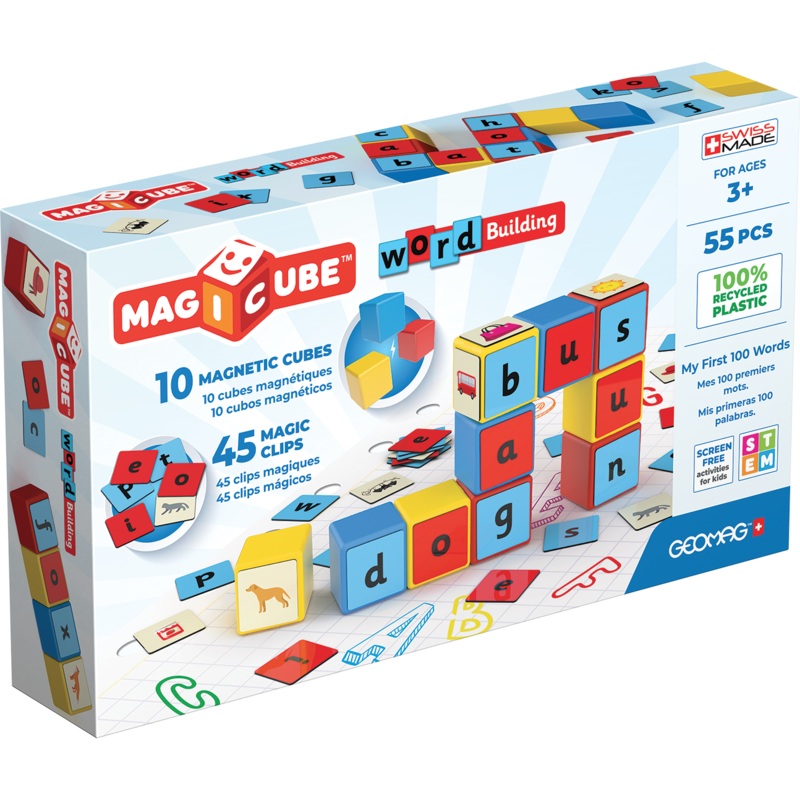 Magicube Word Building Recycled 55 Pieces