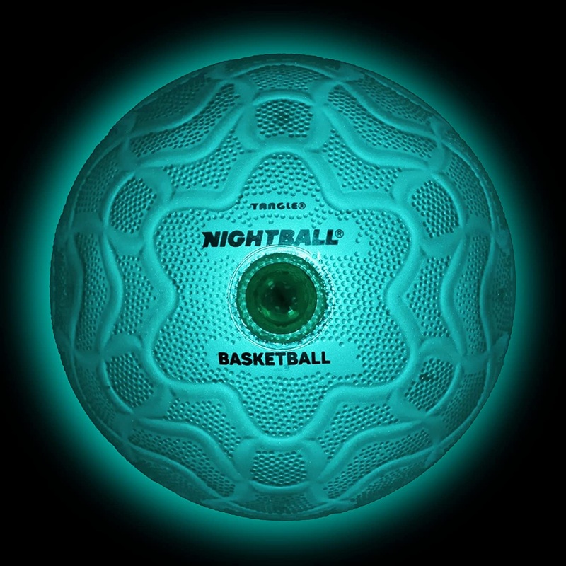 Nightball Glow in the Dark Light Up Basketball Teal
