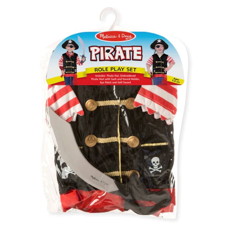 Pirate Role Play Dress-up Costume Set