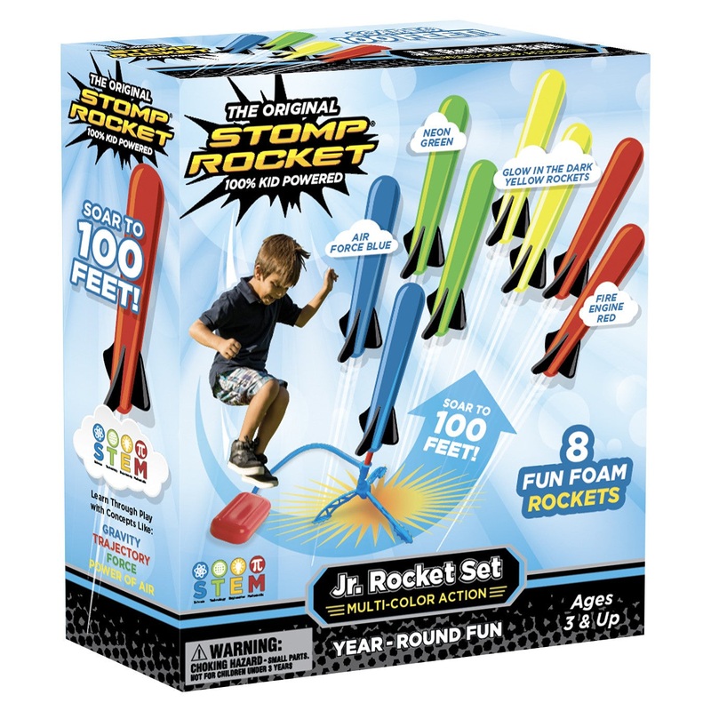 Stomp Rocket Junior – Rainbow 8 Rocket