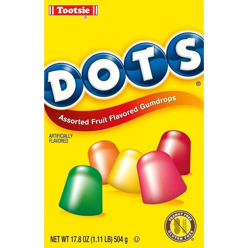 Super Size DOTS Original Fruit Flavored Gum Drops 17.8 oz. Box