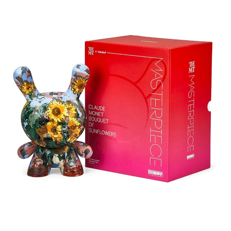 The Met 8 Masterpiece Dunny- Monet Bouquet of Sunflowers Limited Edition of 700