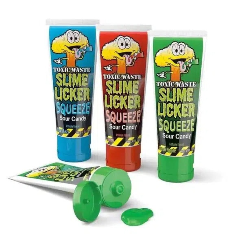 Toxic Waste Slime Licker Squeeze Assorted Flavors 2.47 oz.
