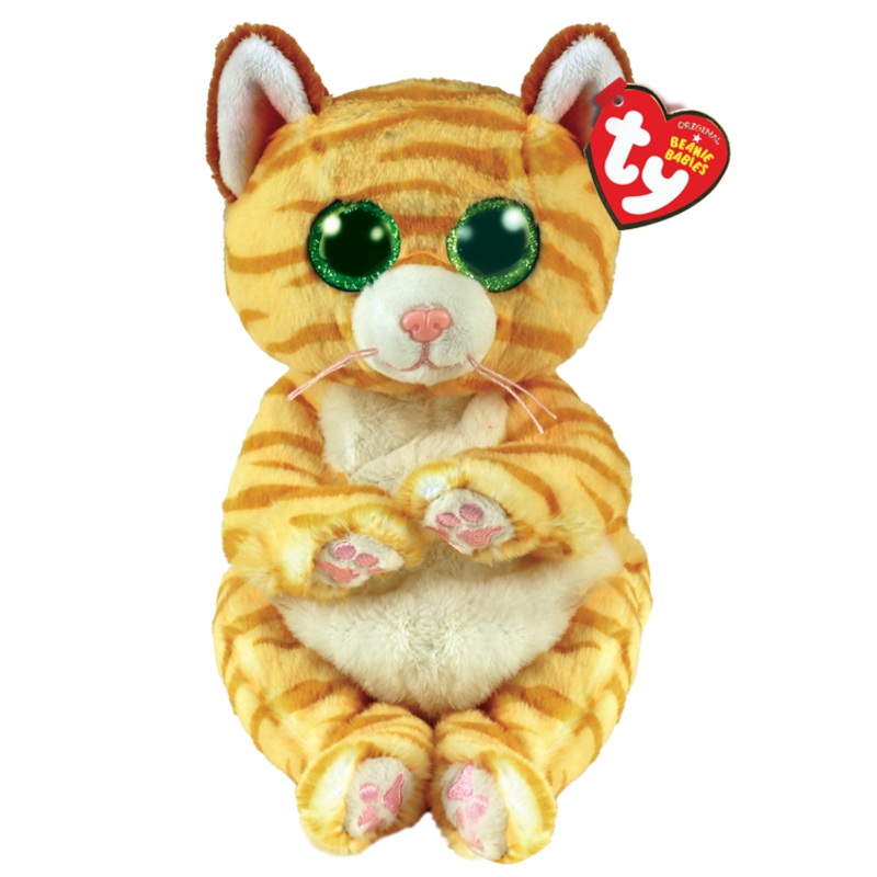 Beanie Baby Bellies – Mango Gold Striped Cat