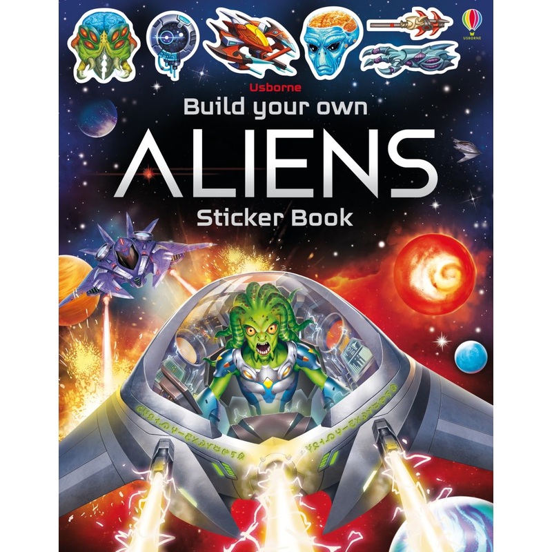 Build Your Own Aliens Sticker Book