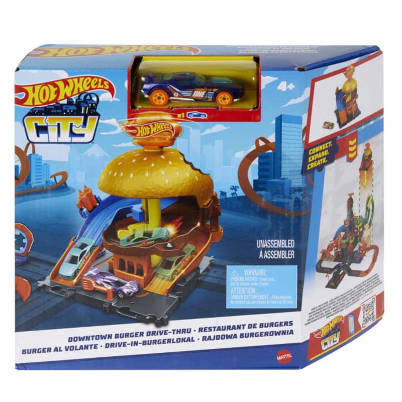 Hot Wheels City Downtown Burger Drive-Thru