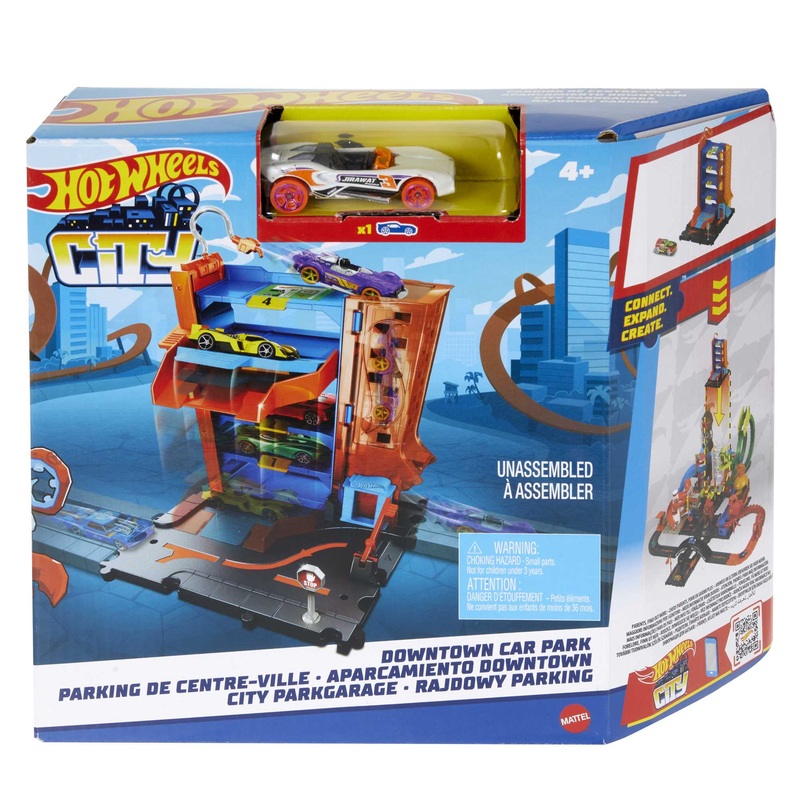 Hot Wheels City Downtown Car Park