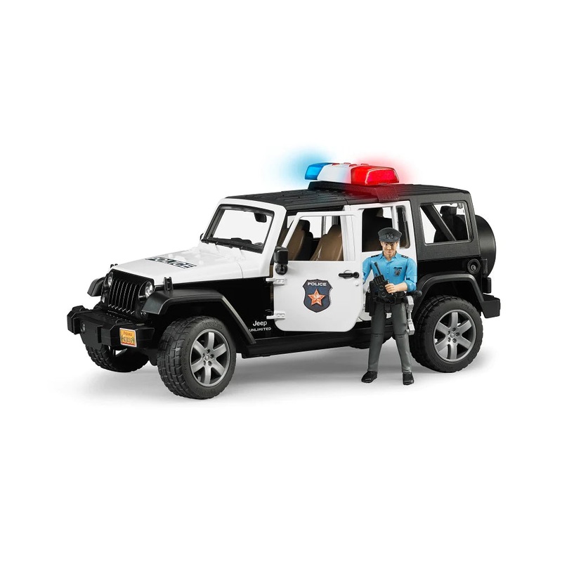 Jeep Rubicon Police Car + Policeman