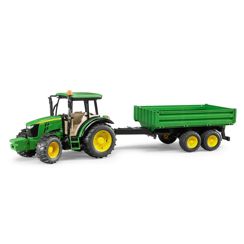 John Deere 5115M with Trailer