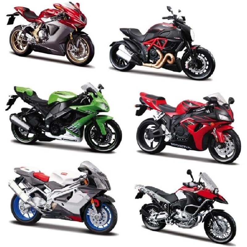 1:12 Motorcycles Assorted Styles