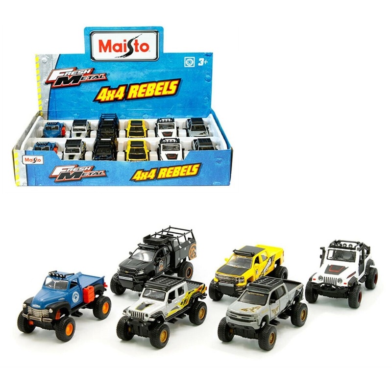 4.5 4×4 Rebels Diecast Offroad Trucks Assorted Styles