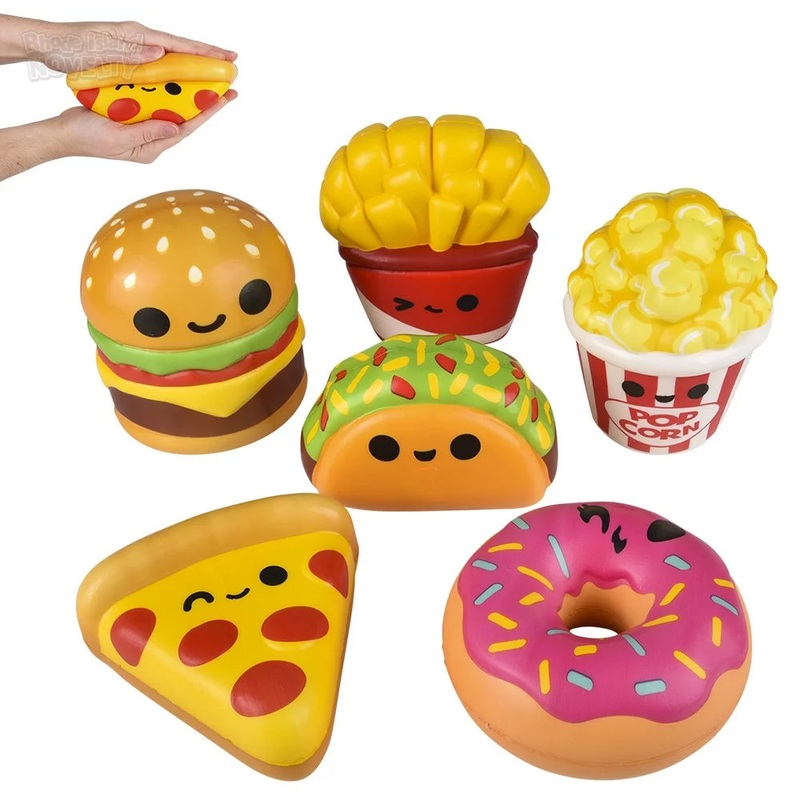 6 Squish Fun Food Assortment  – Assorted Styles