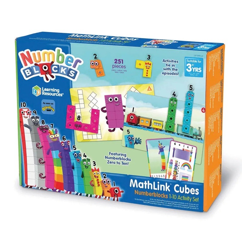 Mathlink Cubes, Numberblocks 1-10 Set