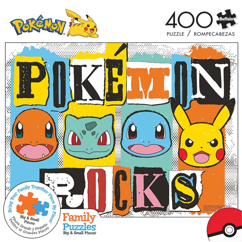 Family Puzzle: Pokmon Rocks – 400 Piece Puzzle