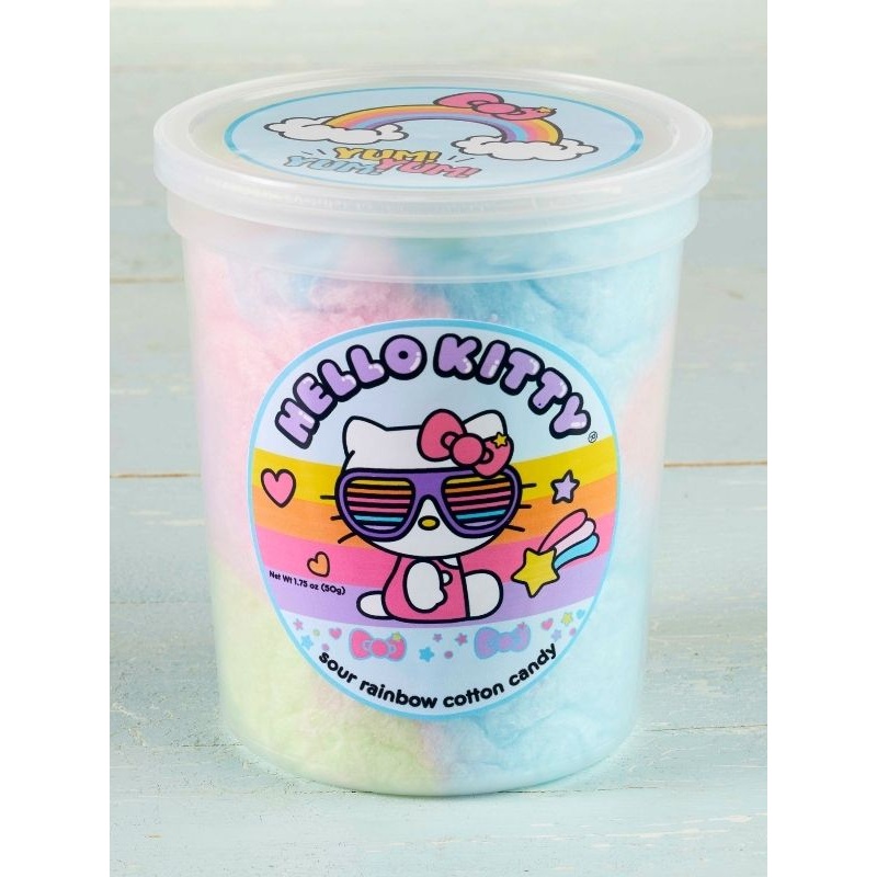 Hello Kitty Sour Rainbow Gourmet Cotton Candy