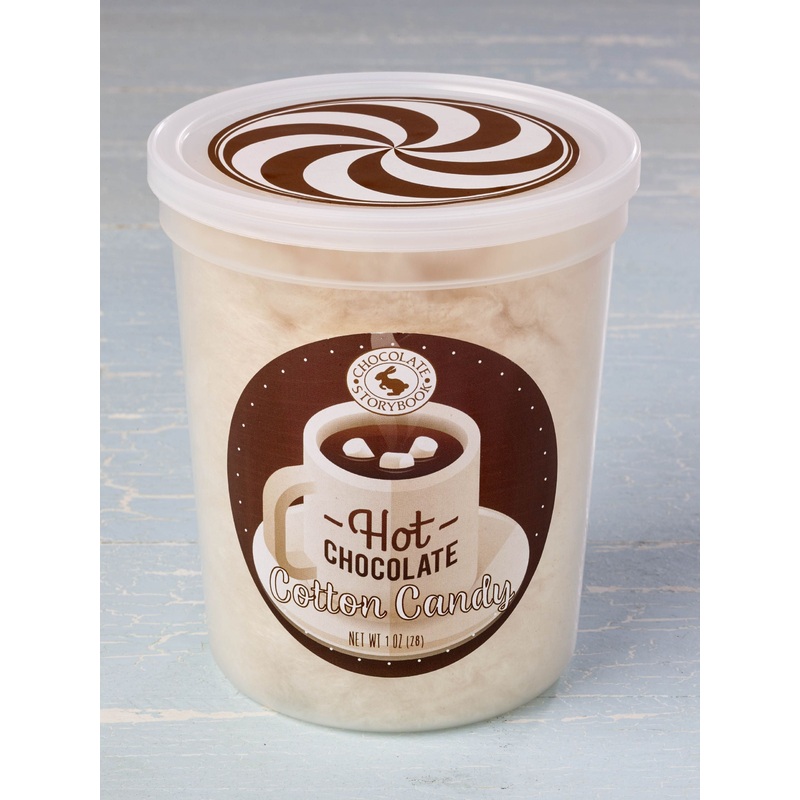 Hot Chocolate Gourmet Cotton Candy