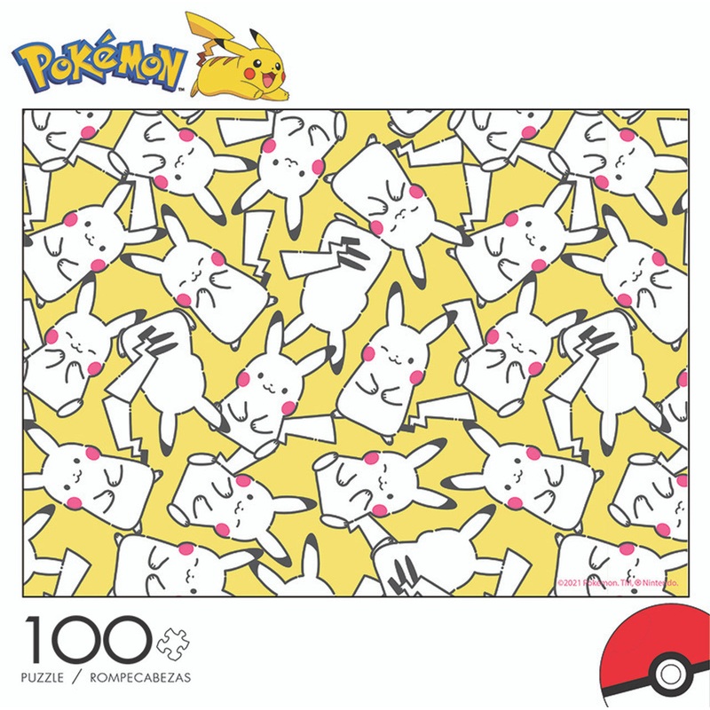 Pokmon Pikachu Pattern – 100 Piece Puzzle