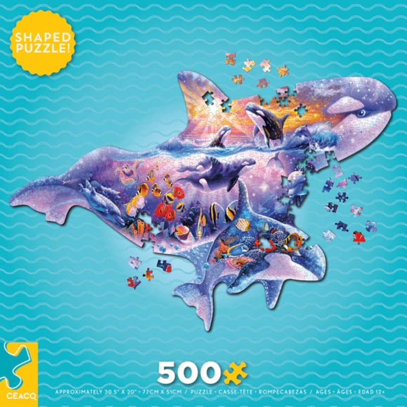 Puzzle Shapes – Orca – 500 Piece Puzzle