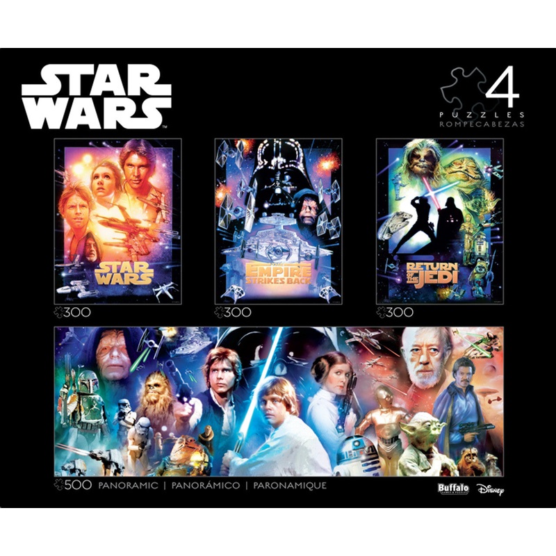 Star Wars Collector’s Edition: 4 X 1 Multipack – 300 & 500 Piece Puzzles