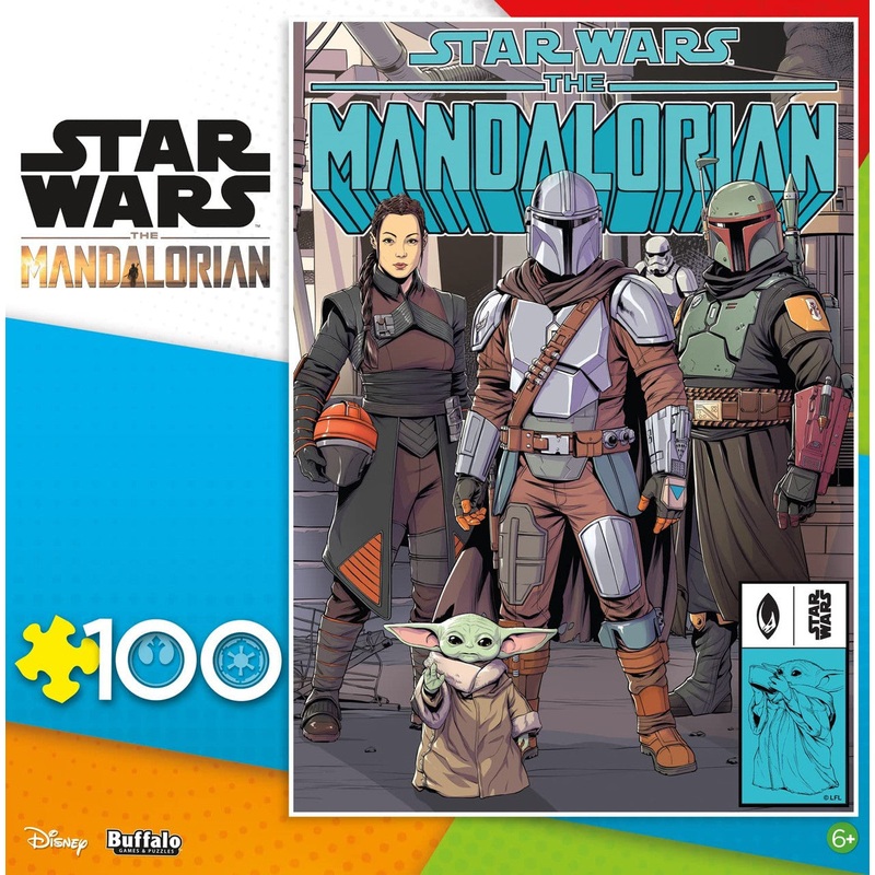 Star Wars: The Mandalorian: Legendary Bounty – 100 Piece Puzzle