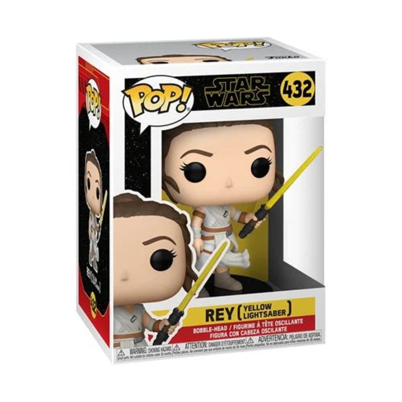Star Wars: The Rise of Skywalker – Rey with Yellow Saber Funko Pop! Vinyl Figure