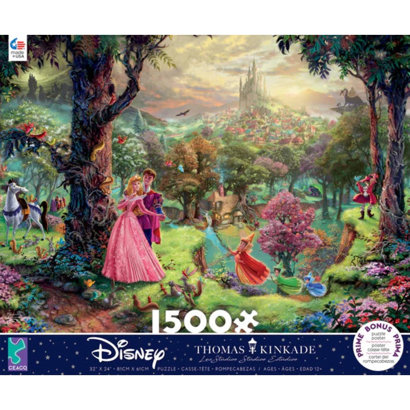 Thomas Kinkade Disney – Sleeping Beauty – 1500 Piece Puzzle