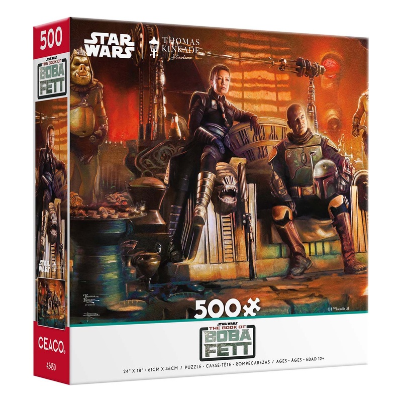 Thomas Kinkade Star Wars: The Book of Boba Fett – A New Beginning – 500 Piece Puzzle