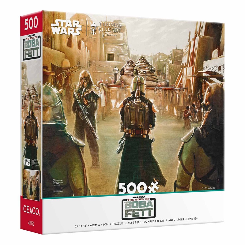 Thomas Kinkade Star Wars: The Book of Boba Fett – A New Challenge – 500 Piece Puzzle